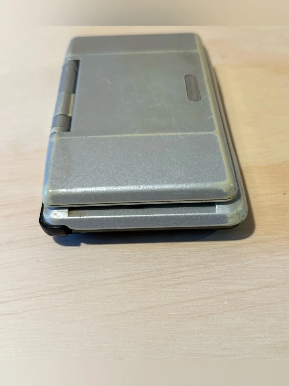 Nintendo DS Silver w/Charge 3-Games/Super Mario Bros.Tested Good Read Info Blw!